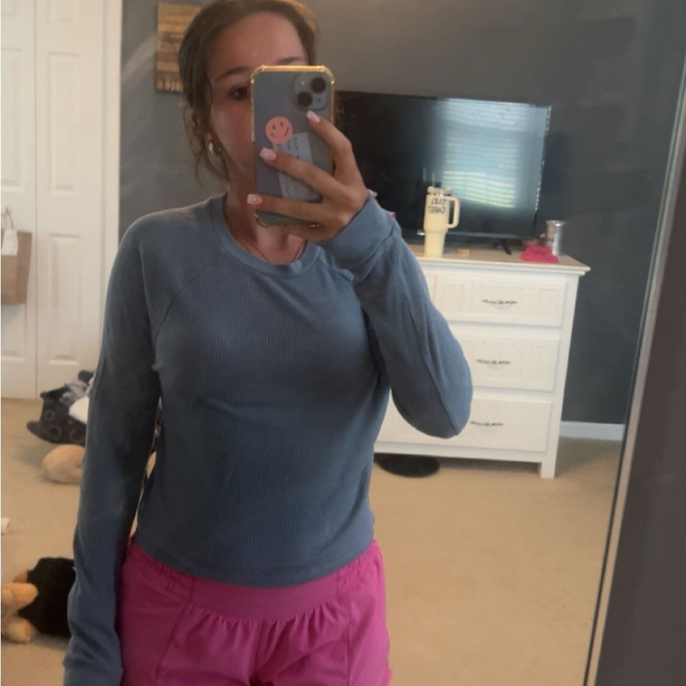 Pacsun Women's Blue Long Sleeve Top
